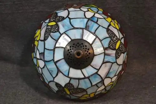 Lampenschirm,i.d. Art v.Tiffany, Glas, für Tischleuchte