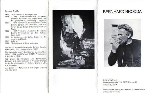 Bernhard Brodda,Fotografie, Siena, auf Papier,Nachlaßstempel, gerahmt, verglast