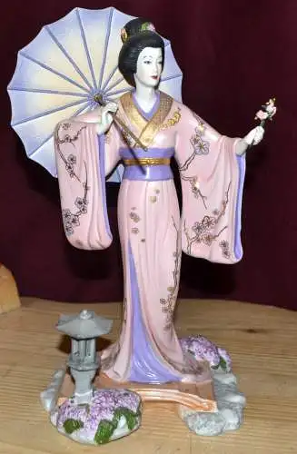 Porzellanfigur, Yoshiko Manabu Saito, 1989 , Franklin Mint, 29,0 cm