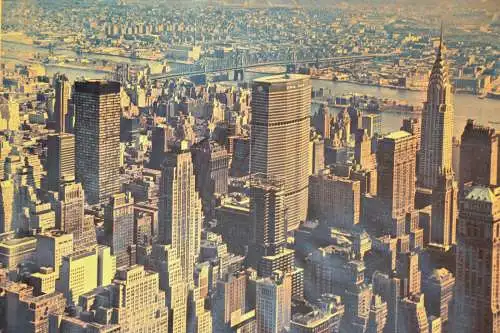 Pan Am, Werbeplakat 1964, Skyline New York, 40,6 x 48,8 cm, Ewing Krainin