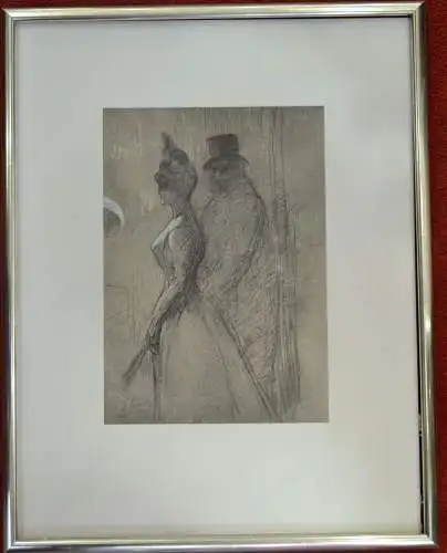 Henri de Toulouse-Lautrec  (1864-1901), litho(Druck) nach dem Ball