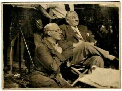 Originalphoto Gustaf Gründgens und Ludwig Waldleitner von Kurt Wunsch 