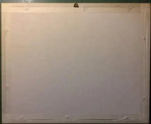 Ruine Hohenstein unweit Schwalbach - Colorierter Stahlstich im Passepartout