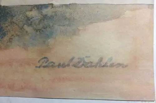 Aquarell „Alpenveilchen“ von Paul Dahlen