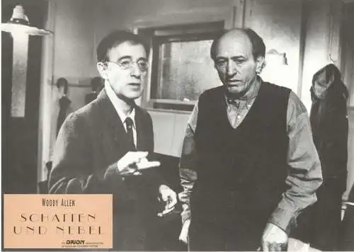  10 Aushangphotos Woody Allen: Schatten und Nebel - sehr gut erhalten  