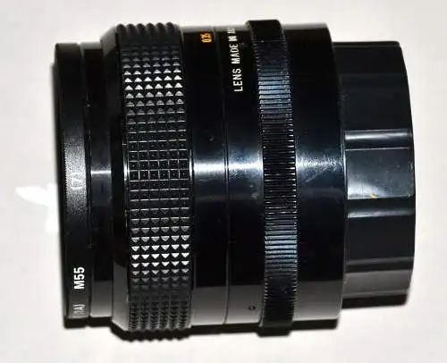 Objektiv,Kenlock-Mc.tor,1:2.8,f=28 mm,Ø 55,Weitwinkel,für Konica und Nikon