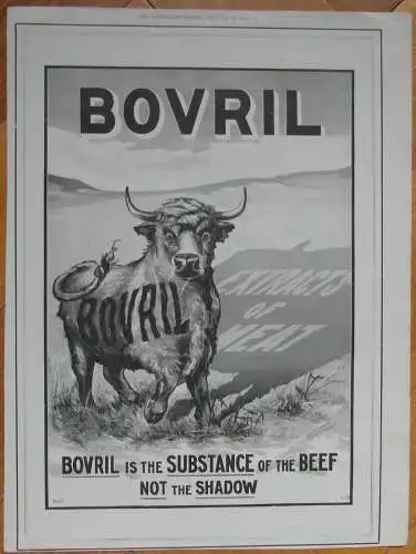 Werbung „BOVRIL“ Rindfleisch Extract 