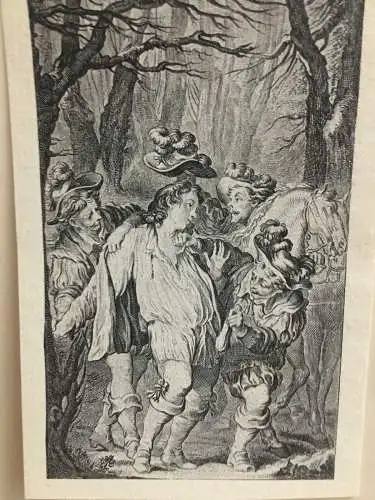 Kupferstich,Illustration n. Charles Eisen zu Tales & Novels,Jean de La Fontaine