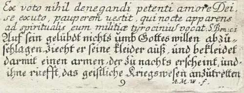 Kupferstich Franz von Assisi – wohl Magdalena Utzschneider Ende 17. Jahrhundert