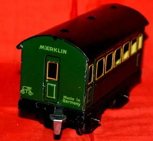 Märklin,17190 Personenwagen, sogn.Donnerbüchse,Spur 0,30er Jahre