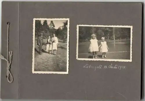 Kleine Sammlung von Urlaubsphotos 1935 + 1936 Murnau, Herrsching, Meersburg,