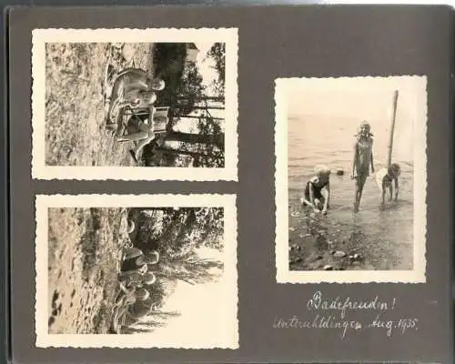 Kleine Sammlung von Urlaubsphotos 1935 + 1936 Murnau, Herrsching, Meersburg,