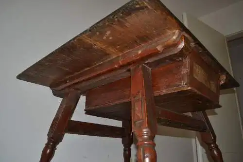 Möbel, Jogltisch,Bauerntisch, Weichholz,18. Jhdt.