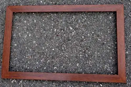 Rahmen,braun-holzfarben, 50,5x32x1,5 cm, Falzmaß 44,5x26 cm