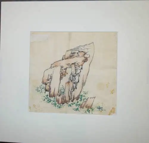 Farb-Holzschnitt,Zehnbambushalle,China, 18 Jhdt
