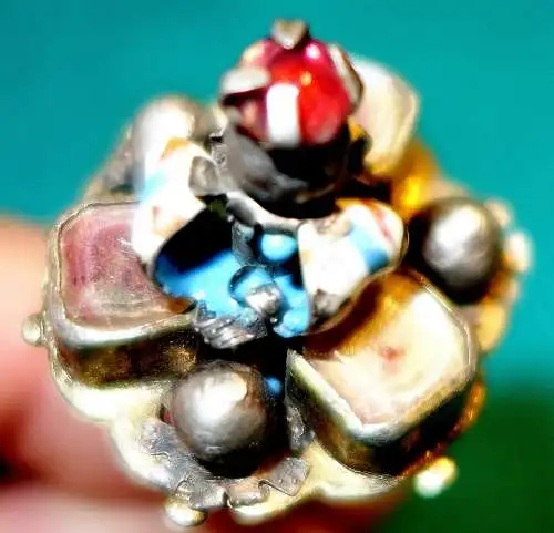 Trachtenschmuck,Haarnadel,19.Jhdt, versilbert,wohl Siebenbürgen,zweites Angebot