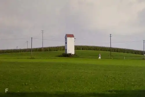 Fotografie, Stromhäuschen bei Ebersberg, Bayern