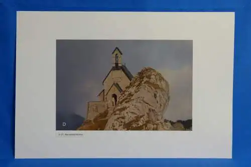 Fotografie, Kirche auf dem Wendelstein, Bayerische Alpen