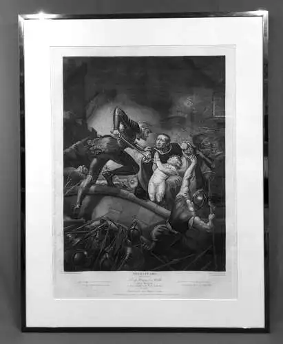 Kupferstich,Shakespeare,Third Part King Henry 6th, Act I,Scene III, Northcote