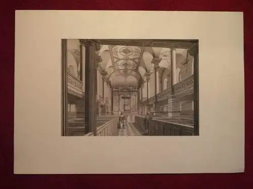 Kupferstich, Cathedral of St. Peters, Waterford, T. Malton, ca. 1850