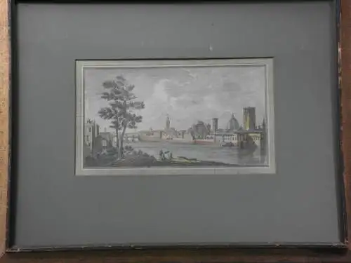 Kupferstich,koloriert,  Florenz, etwa 1670