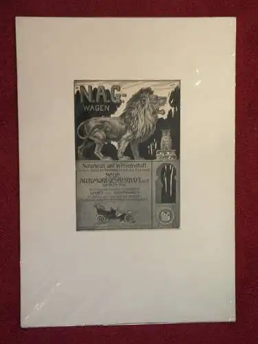 Werbeplakat, NAG, Neue Automobil Gesellschaft, Berlin,