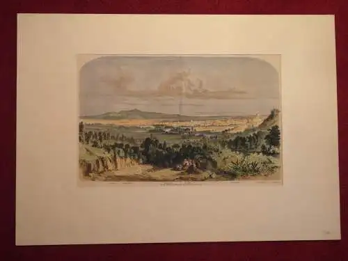 Stahlstich, koloriert, Rom, Italien, nach Zeichnung von Haase, 1861