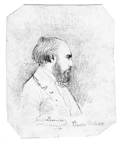 Bleistiftzeichnung,v.Hagen,Portrait,Klaviervirtuose,Louis Lacombe,um