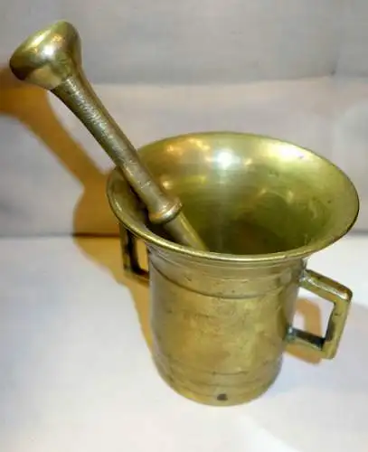 Mörser,klein,Messing,Mitte 19. Jahrhundert