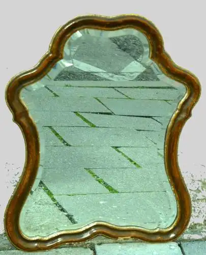 Möbel,Spiegel,Wandspiegel,Barockstil,facettiertes Glas,wohl um 1900