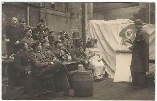 Photographie 1. Weltkrieg: Truppenbetreuung