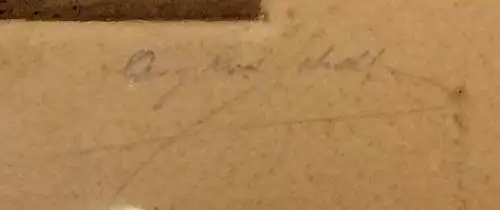 Original-Radierung Rothenburg ob der Tauber, signiert, gerahmt, unter Glas