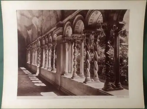 Photographie Rom – Sankt Paul vor den Mauern, ca. 1890, von James Andersen