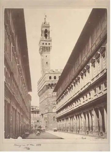 Photographie Uffizien in Florenz von Giorgio Sommer, 1883