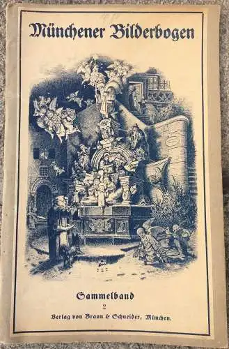 Sechs Hefte „Münchener Bilderbogen“ Sammelband 2, 4-8