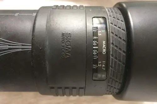 Objektiv „SIGMA AUTO FOCUS“ 70-210 mm
