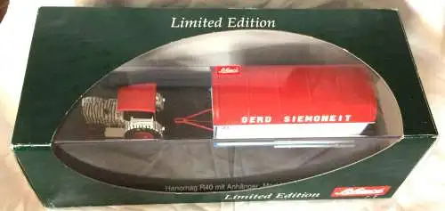 Schuco Limited Edition Traktor Hanomag R40 mit Mack-Anhänger „Circus Barum“