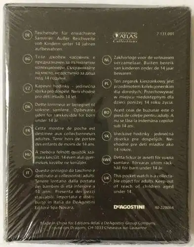 Mechanische Taschenuhr / Skelettuhr der „THE HERITAGE COLLECTION“ von DeAGOSTINI
