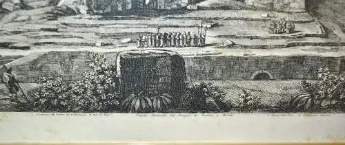 Veduta generale del Tempio di Venere, e Roma.Antichita Romane. Rome, 1821