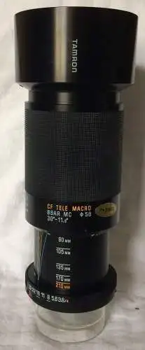 Objektiv TAMRON 1:3,8-4/80-210mm + Zubehörpaket (Unterlegen Tasche)