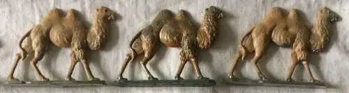 17 Krippenfiguren aus Blei, bemalt