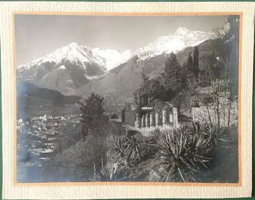 Original-Photographie Meran, 1925, auf Karton