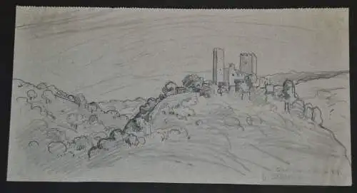 Bleistiftzeichnung,Hans Stadelmann,Stadtprozelten a.M.