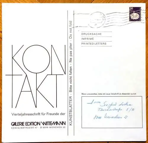Walter Andreas Angerer/Angerer der Jüngere): Original-Farblithographie