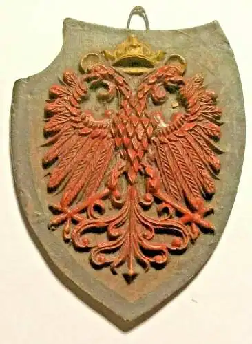 Zwei kleine Reliefs „Doppeladler“, Herkunft, Alter, Material unbekannt