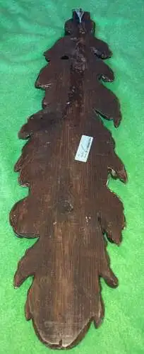 Zwei Schnitzereien, goldfarben wohl 19. Jahrhundert, Wandschmuck, mit Aufhängung