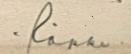 Portrait Georg von Breunig - Original-Radierung im Passepartout, signiert