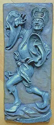 Zinn-Relief „Moriskentänzer“ nach Erasmus Grasser