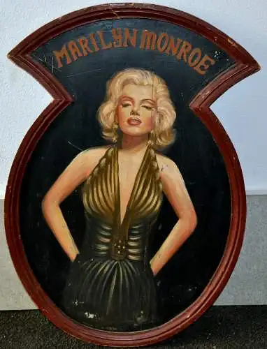 Marilyn Monroe,Holzschild,Deko,Memorabilia