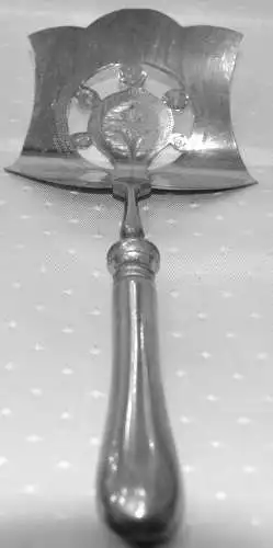 Tortenheber,wohl Neusilber,Ende 19.Jhdt.